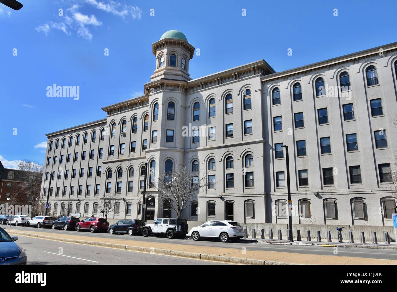 The historic Chickering Piano Factory, once one of the largest