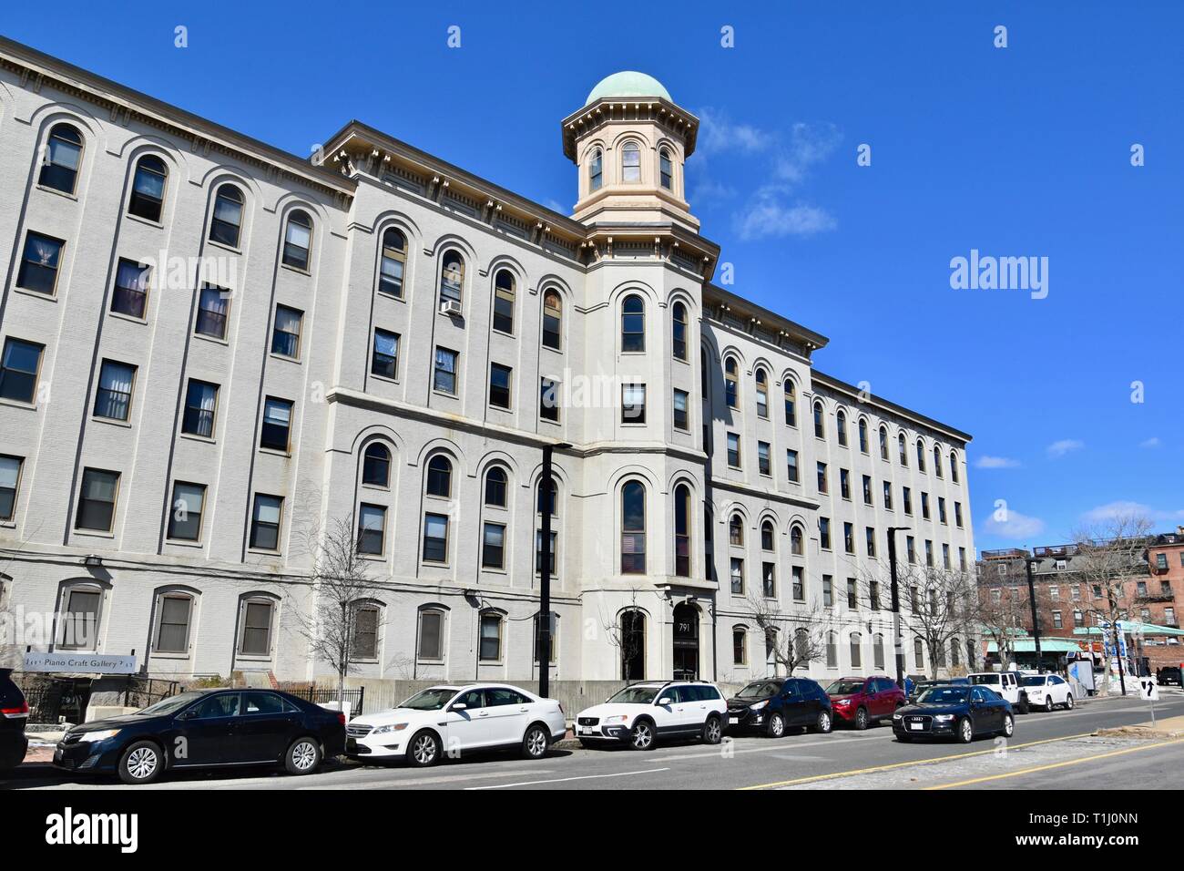 The historic Chickering Piano Factory, once one of the largest
