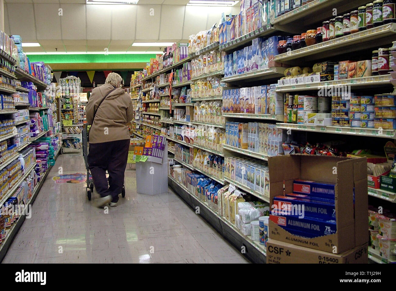 person shops inside the COOP store in greenbelt, Md t Stock Photo Alamy