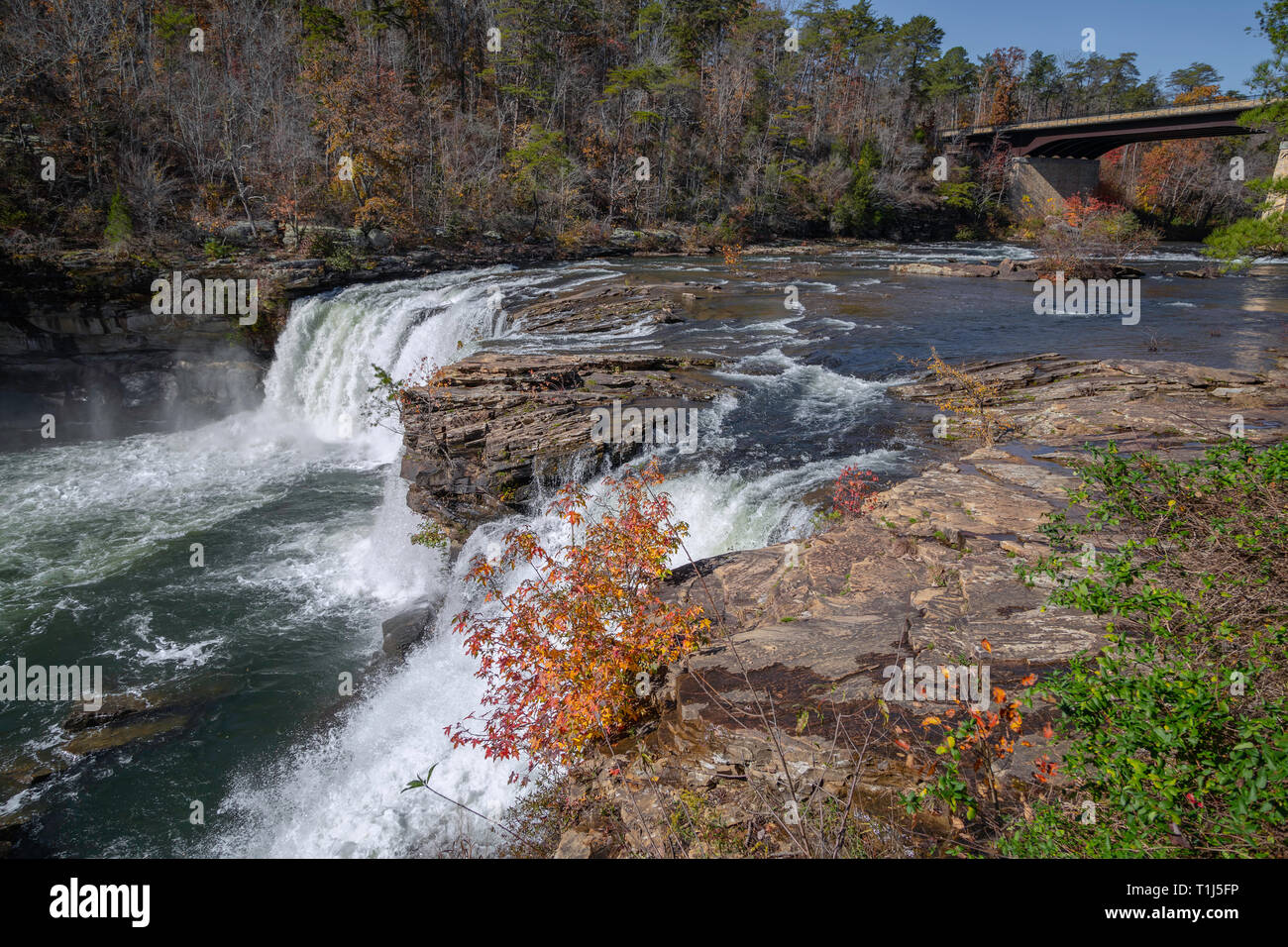 Little River Falls in Alabama Stock Photo Alamy