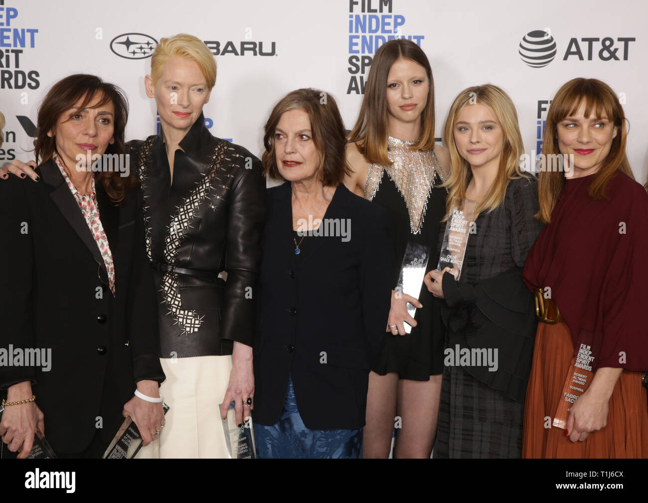 Celebrities attend 2019 Independent Spirit Awards Press Room in Santa