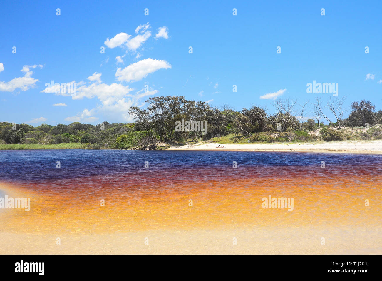 Tea Tree Lake, Australia Stock Photo Alamy