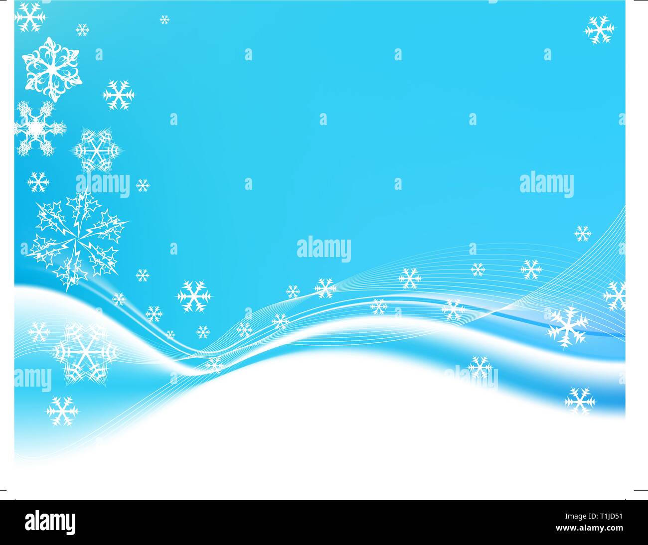 Christmas background with white snowflakes Stock Vector Image & Art - Alamy