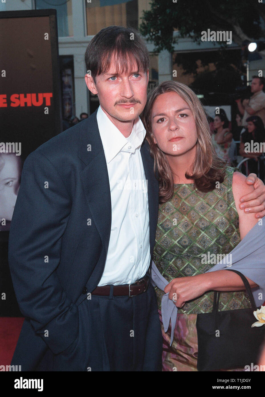 LOS ANGELES, CA. July 13, 1999 Actor TODD FIELD & wife SERENA at the