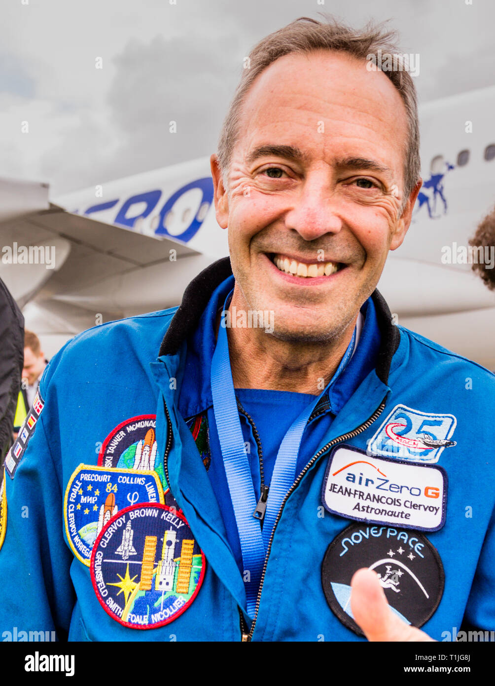 Astronaute Jean Francois Clervoy in Frankfurt, Germany Stock Photo - Alamy