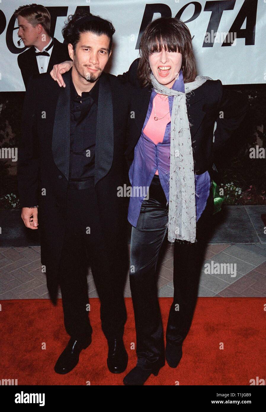 LOS ANGELES, CA - September 18, 1999: Singer CHRISSIE HYNDE & boyfriend