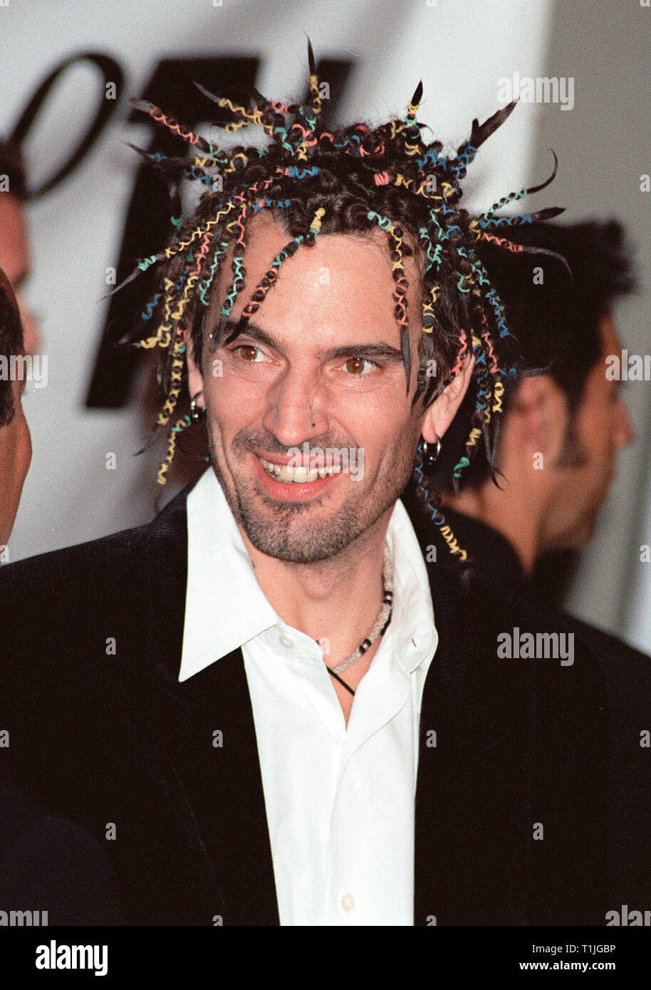 LOS ANGELES, CA - September 18, 1999: Rock star TOMMY LEE at PETA’s