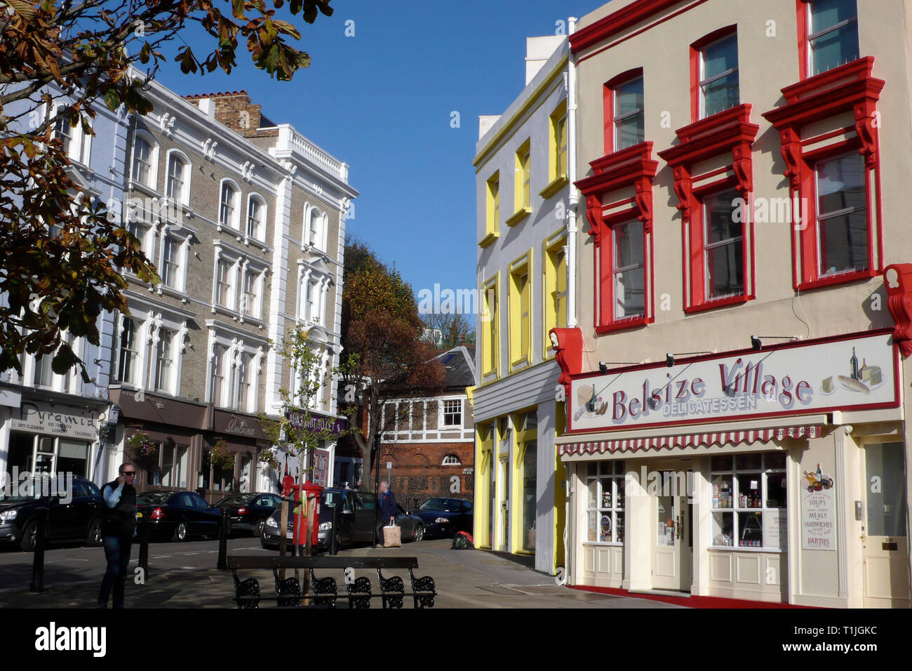 Belsize Village in Belsize Park in the Camden area of NW London