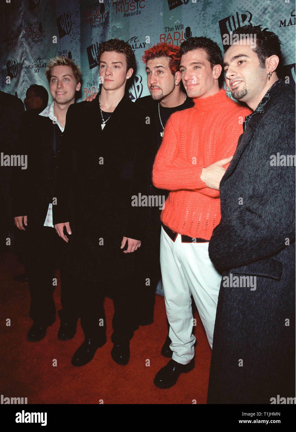 LAS VEGAS, NV. October 28, 1999: Pop group 'NSync at The WB Radio Music ...