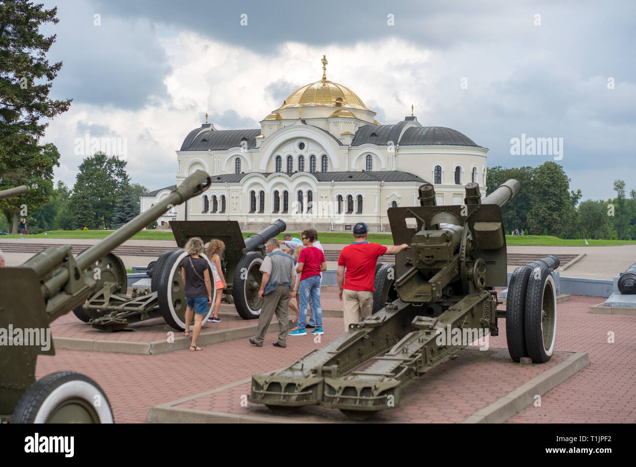 Kholm Gate of Brest Fortress at Morning, Belarus Stock Photo - Image of  fort, belarus: 56665420