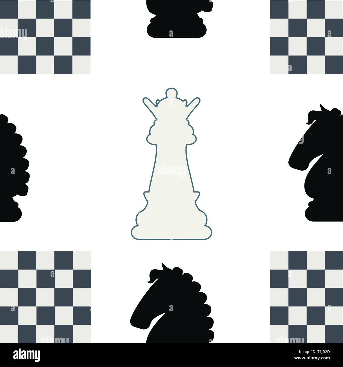 Seamless Chessboard Pattern. Contrast and Bright Mosaic Decoration for  Design, Art, Prints, Wallpaper, Backdrops Stock Illustration - Illustration  of chess, ornament: 166098017