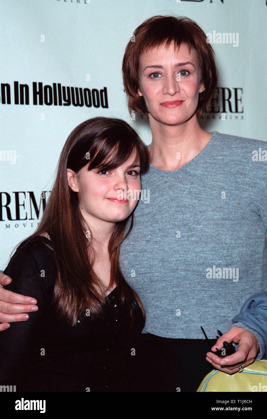LOS ANGELES, CA. November 16, 1999:  British actresses Janet Mcteer (right) & Kimberley Brown, stars of new movie 'Tumbleweed', at Premiere Magazine's Women in Hollywood luncheon in Beverly Hills.                 © Paul Smith / Featureflash Stock Photo