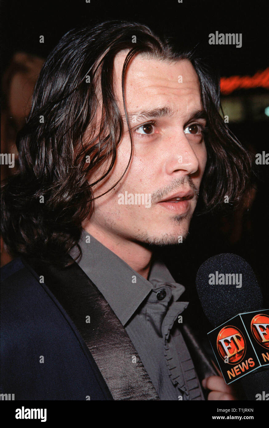 LOS ANGELES, CA. November 17, 1999: Actor Johnny Depp at the world ...