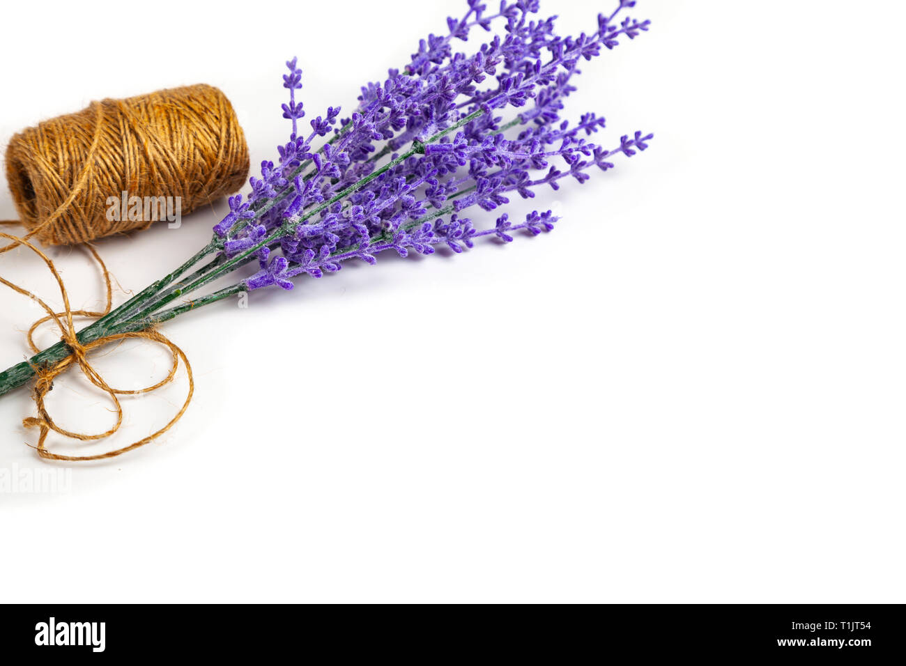 Lavander Rope Flower bunch paper side hi-res stock photography and images - Alamy