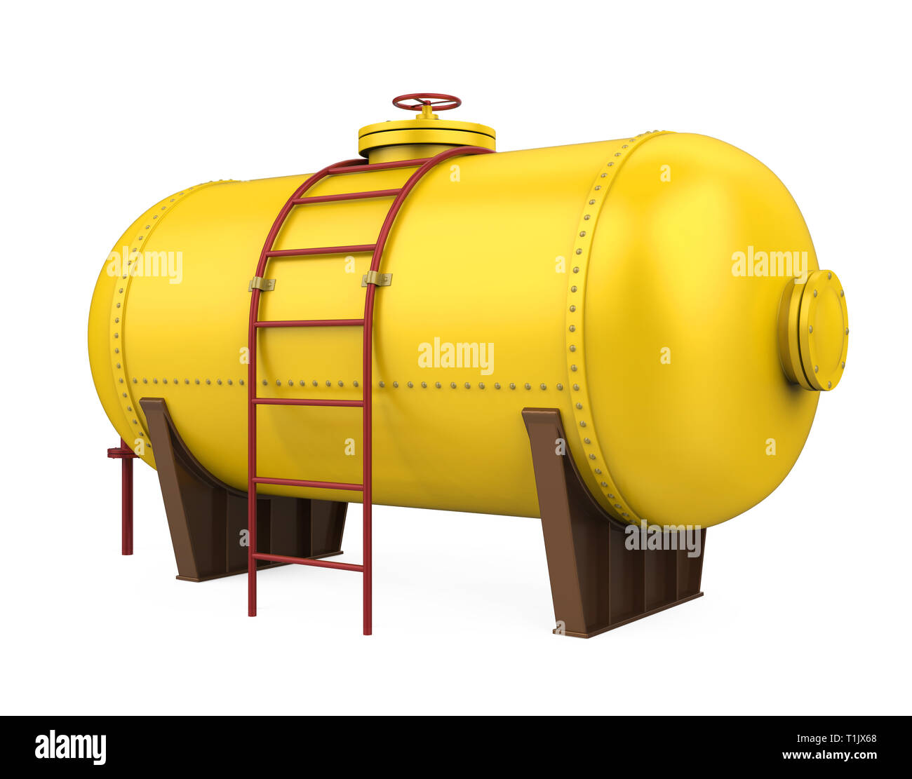 Pressure Vessel Tank Isolated Stock Photo Alamy
