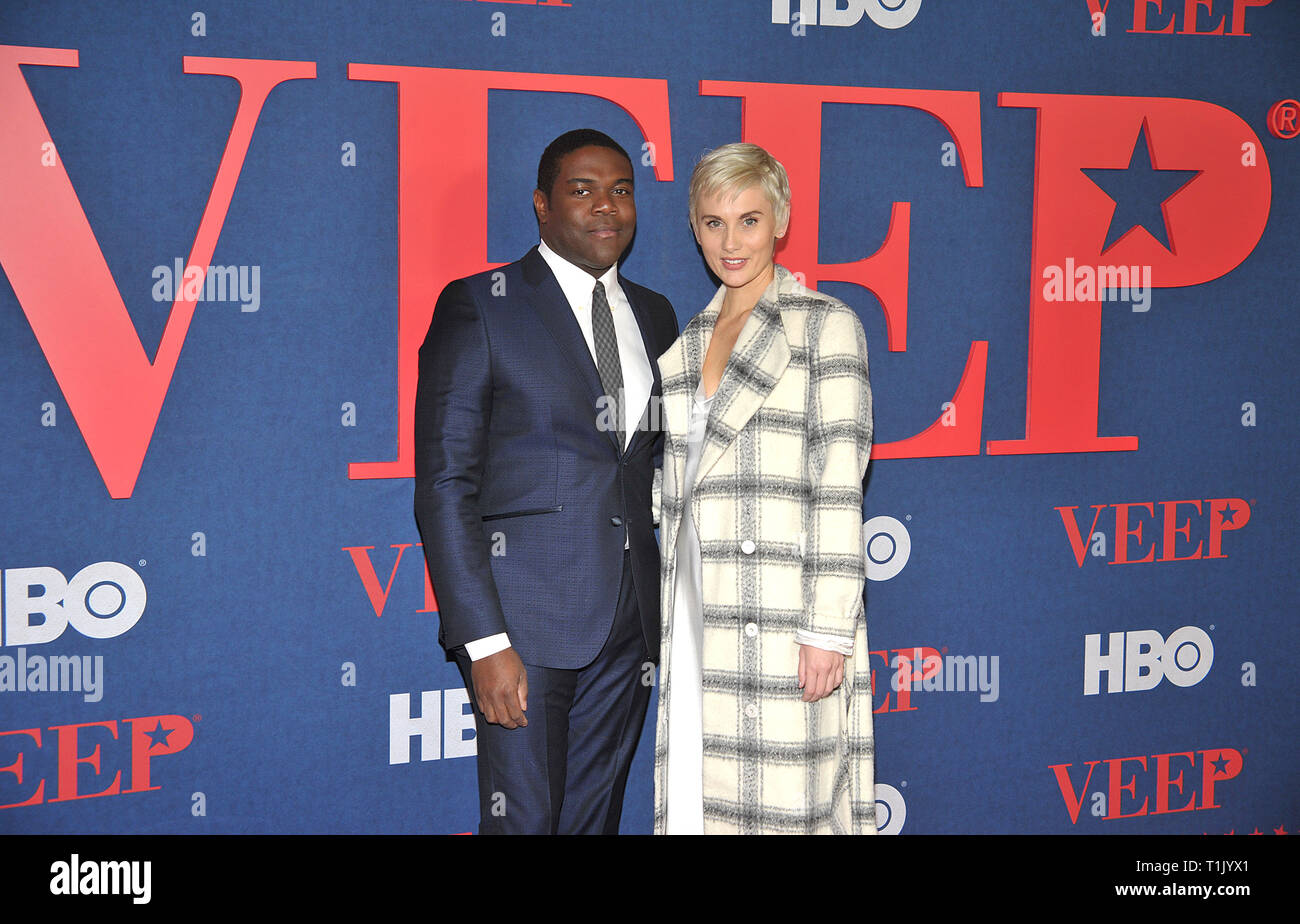 NEW YORK, NY - MARCH 26Sam Richardson and Nicole Boyd attends the 'Veep' Season 7 premiere at Alice Tully Hall, Lincoln Center on March 26, 2019 in New York City. Credit: John Palmer/MediaPunch Stock Photo