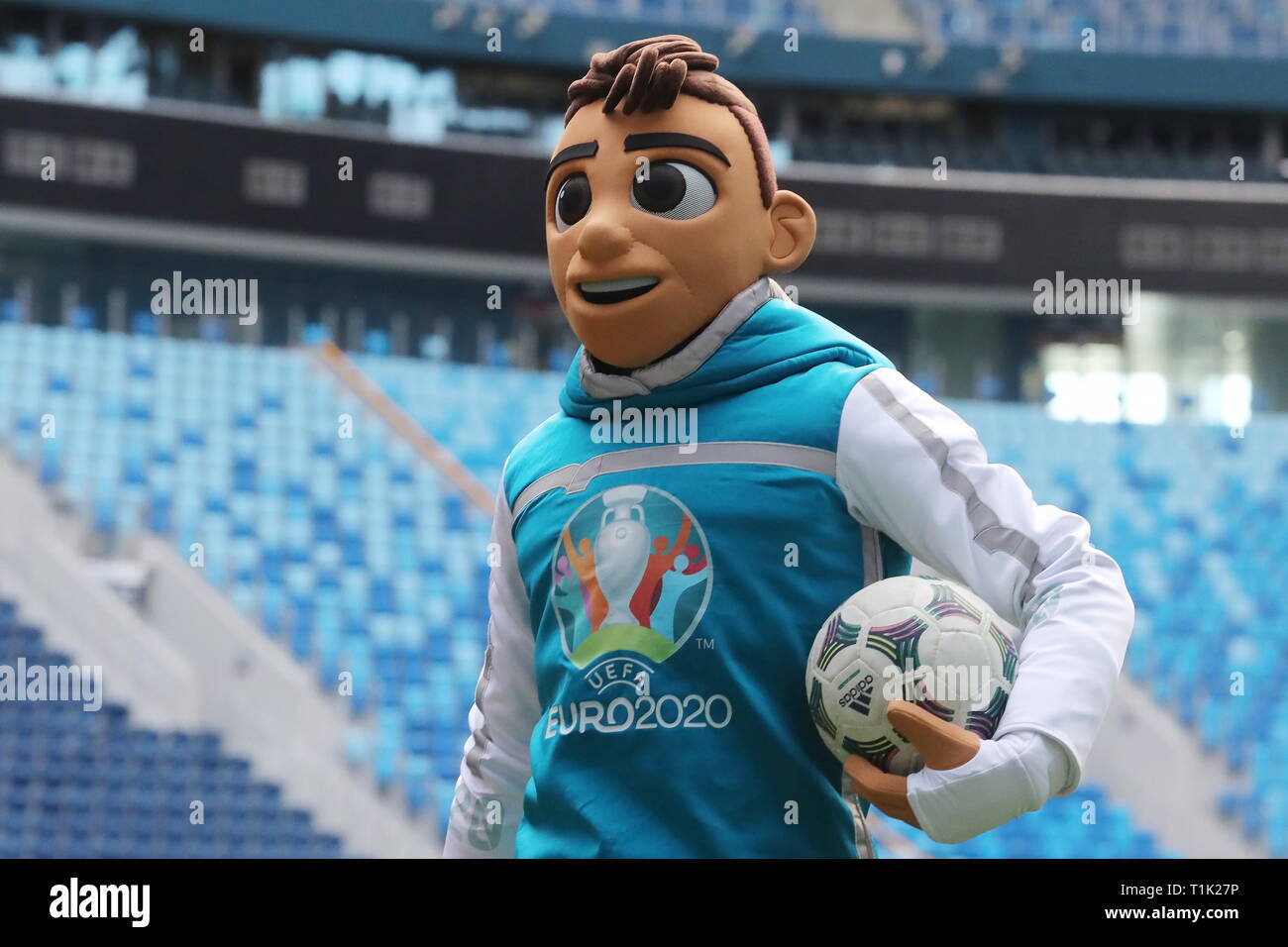 St Petersburg Russia 27th Mar 2019 St Petersburg Russia March 27 2019 Uefa Euro 2020 Official