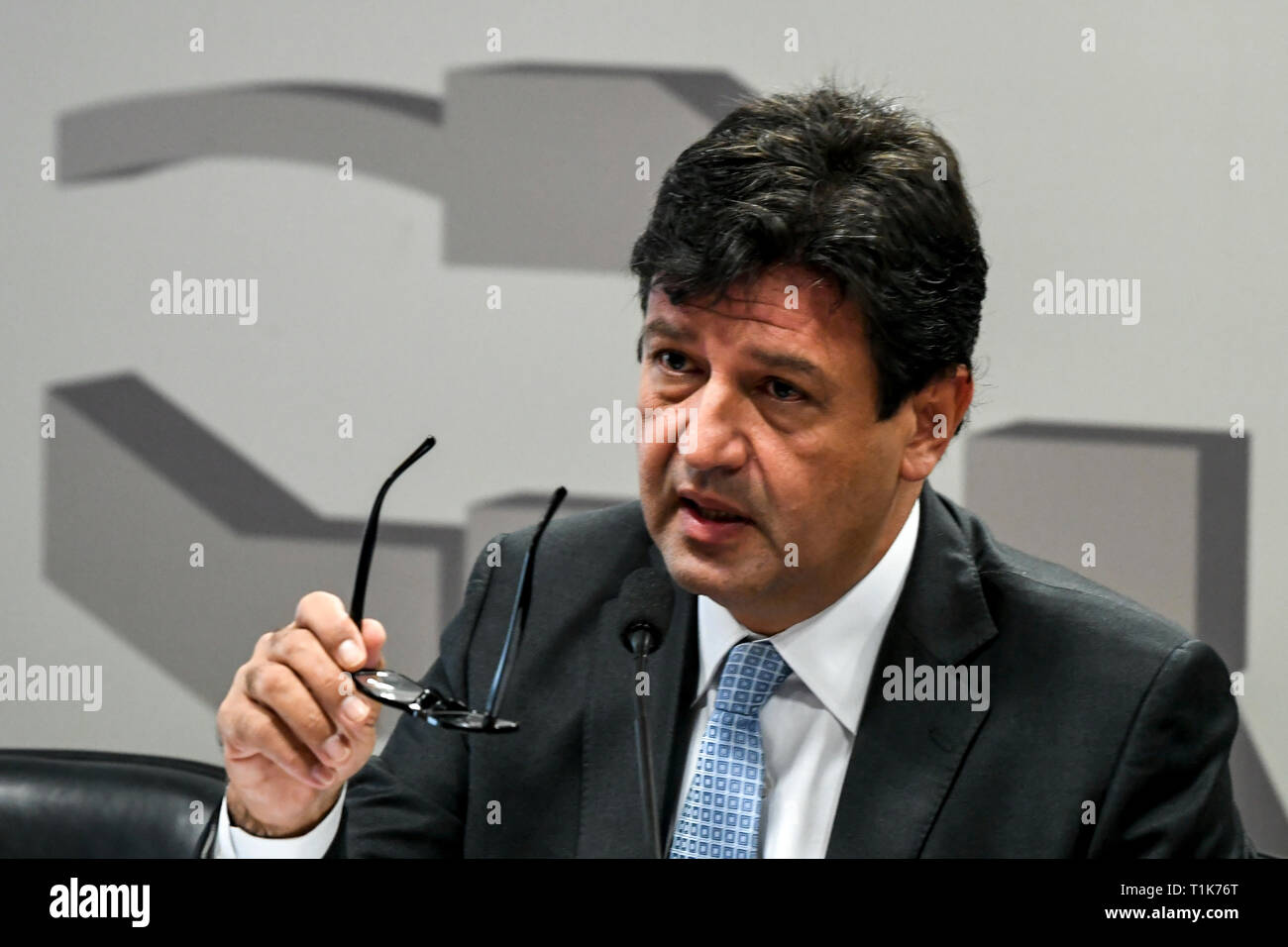 Df Brasilia 03 27 2019 Social Affairs Commission In The Senate The Minister Of Health Luiz Henrique Mandetta And Received This Wednesday March 27 At The Social Affairs Commission In