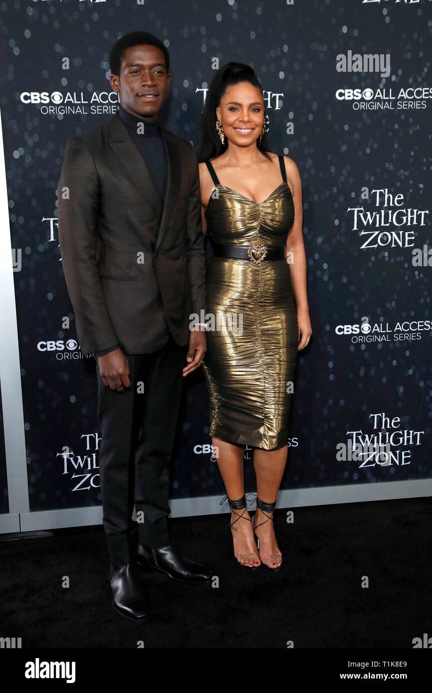 Damson Idris, Sanaa Lathan at arrivals for THE TWILIGHT ZONE Series