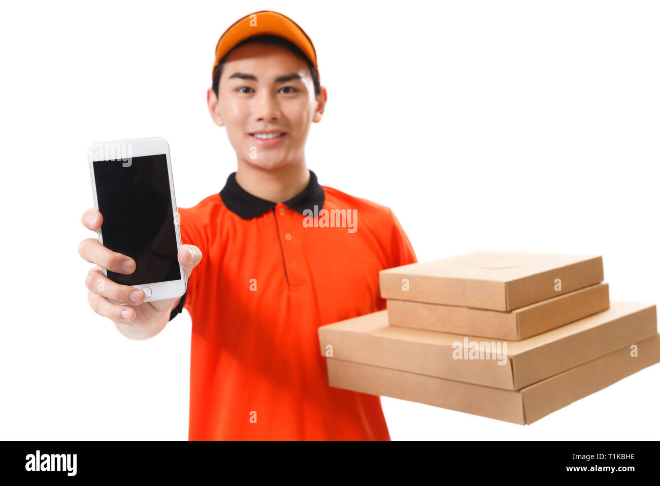Phone For Delivery Asia food delivery phone hi-res stock photography and images - Alamy