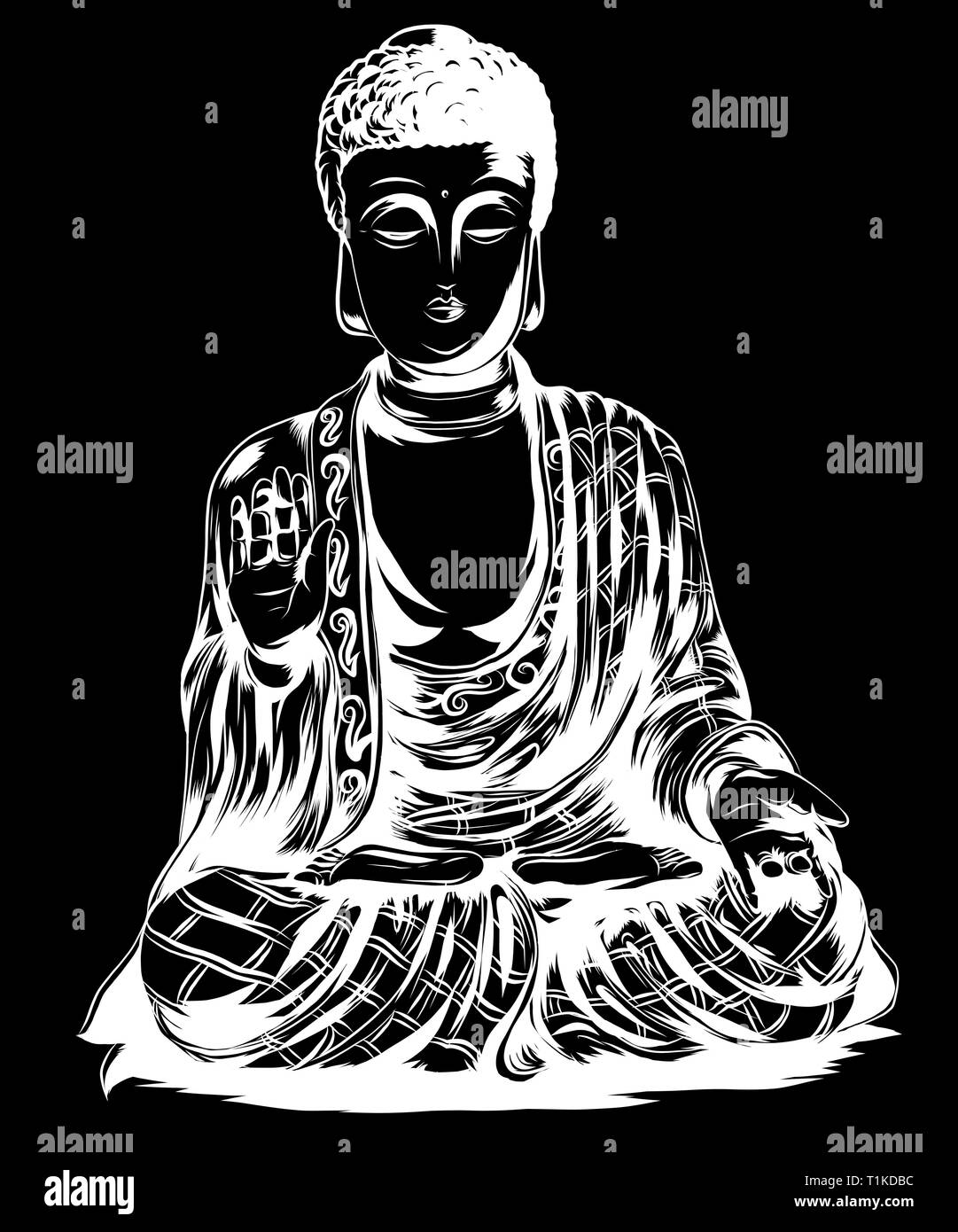 Buddha art, caring, drawing, god, happiness, helpful, hope, love, loving,  peace, HD phone wallpaper | Peakpx