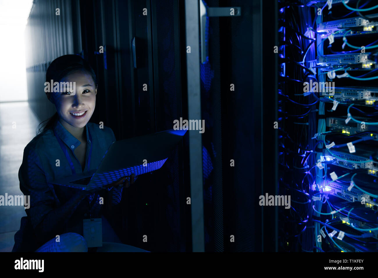Technical personnel in the maintenance room inspection Stock Photo - Alamy