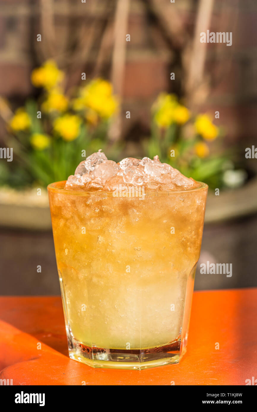crushed ice based cocktail Stock Photo Alamy