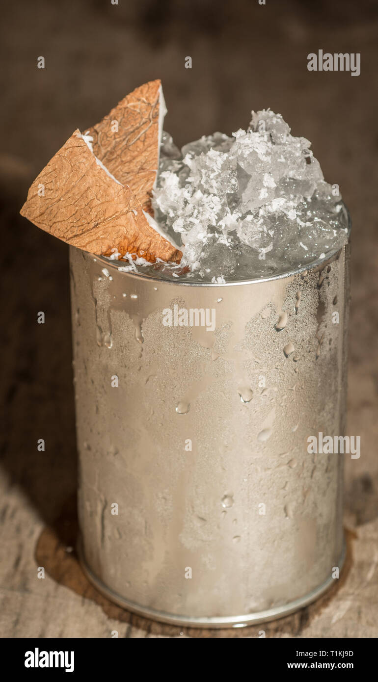 crushed ice based cocktail Stock Photo Alamy