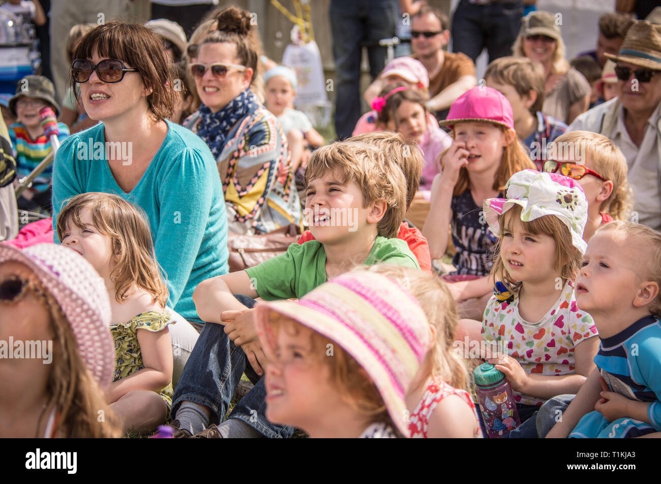 young children watching a performance Stock Photo - Alamy