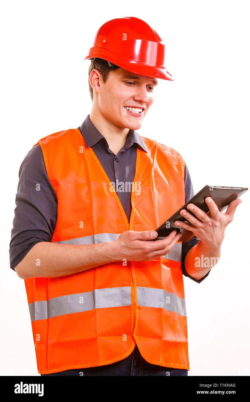 red construction hat