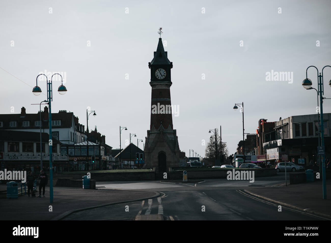 The Skegness Town Clock Tower High Resolution Stock