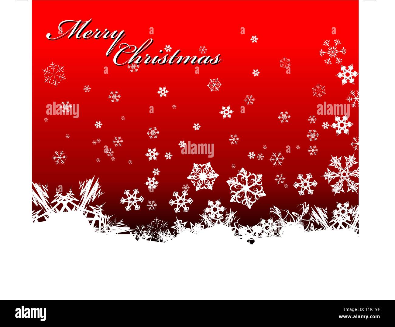 Christmas background with white snowflakes Stock Vector Image & Art - Alamy