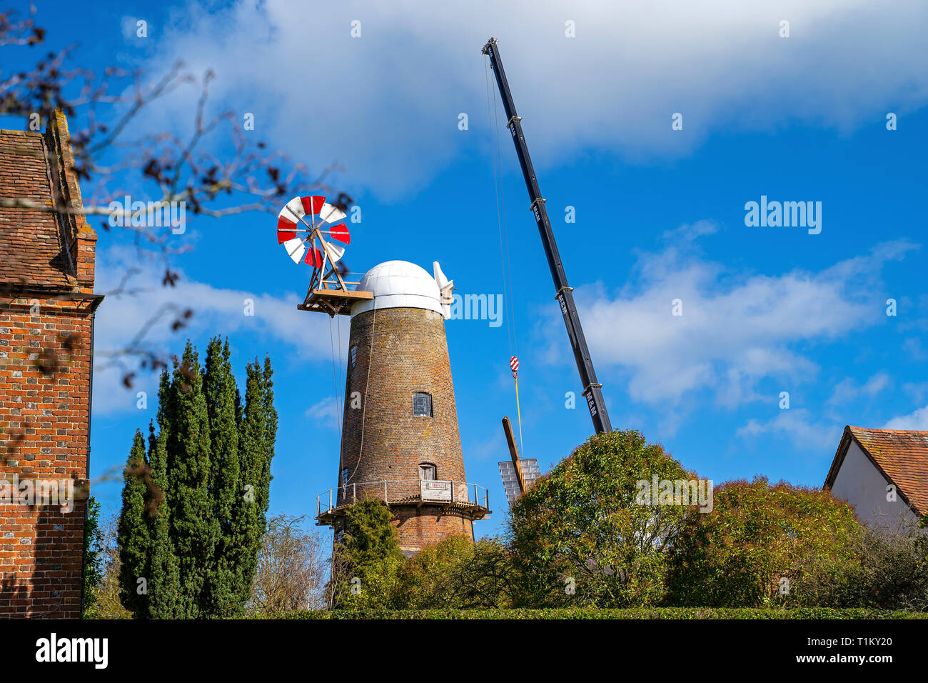 Quainton Windmill Stock Photo