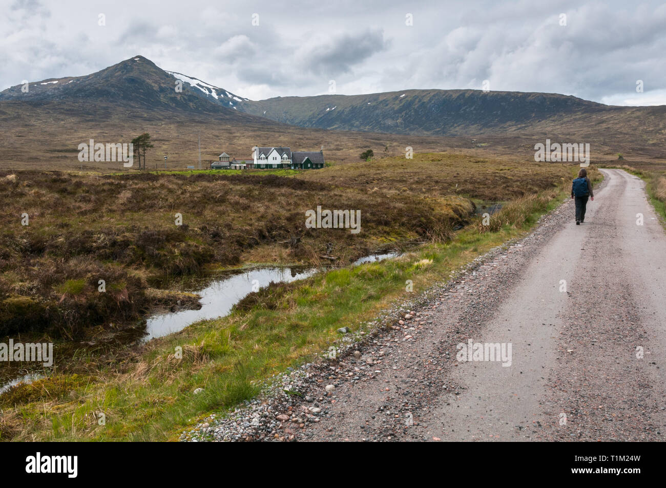 Corrour station and station house, Scotland Stock Photo