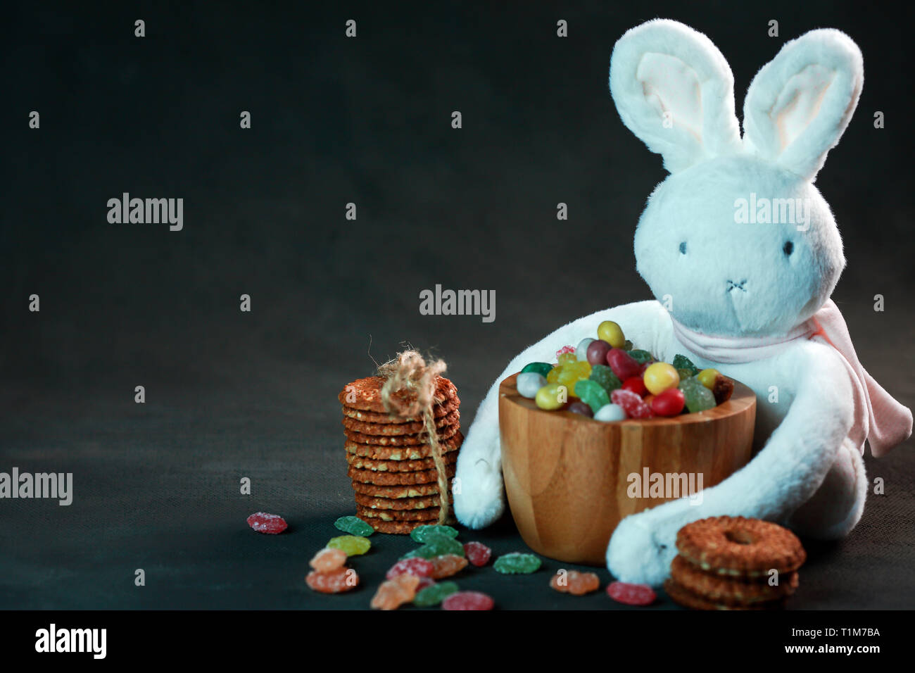 White rabbit candy hi-res stock photography and images - Alamy