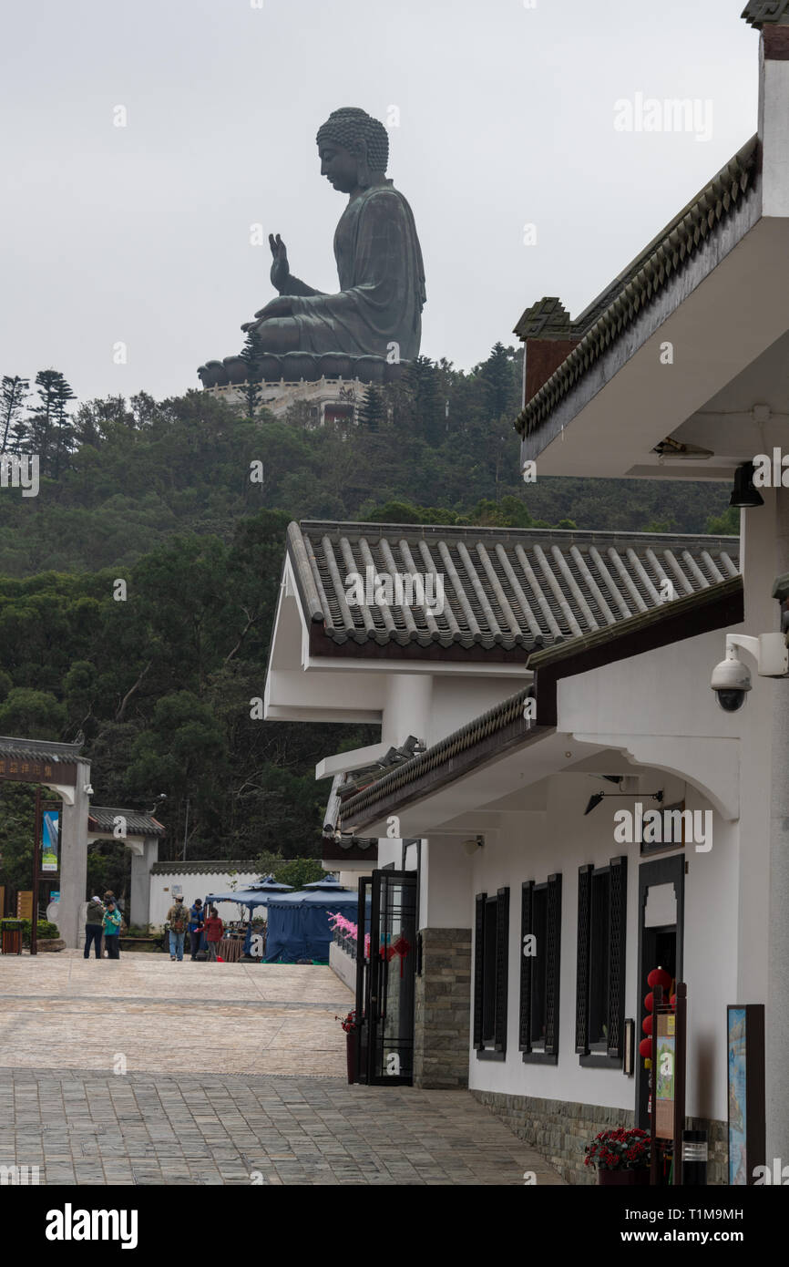 Tian Tan Big Buddha, Lantau Island, Hong Kong Stock Photo - Alamy