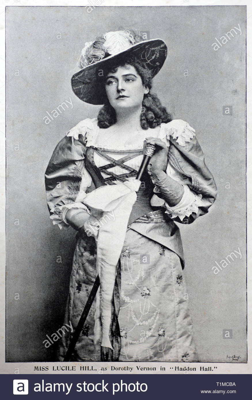 American Born Soprano Lucile Hill Photograph From 1890s Stock Photo american-born-soprano-lucile-hill-photograph-from-1890s-stock-photo