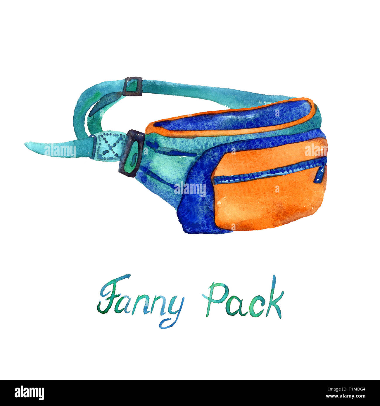 Painted fanny pack outlet