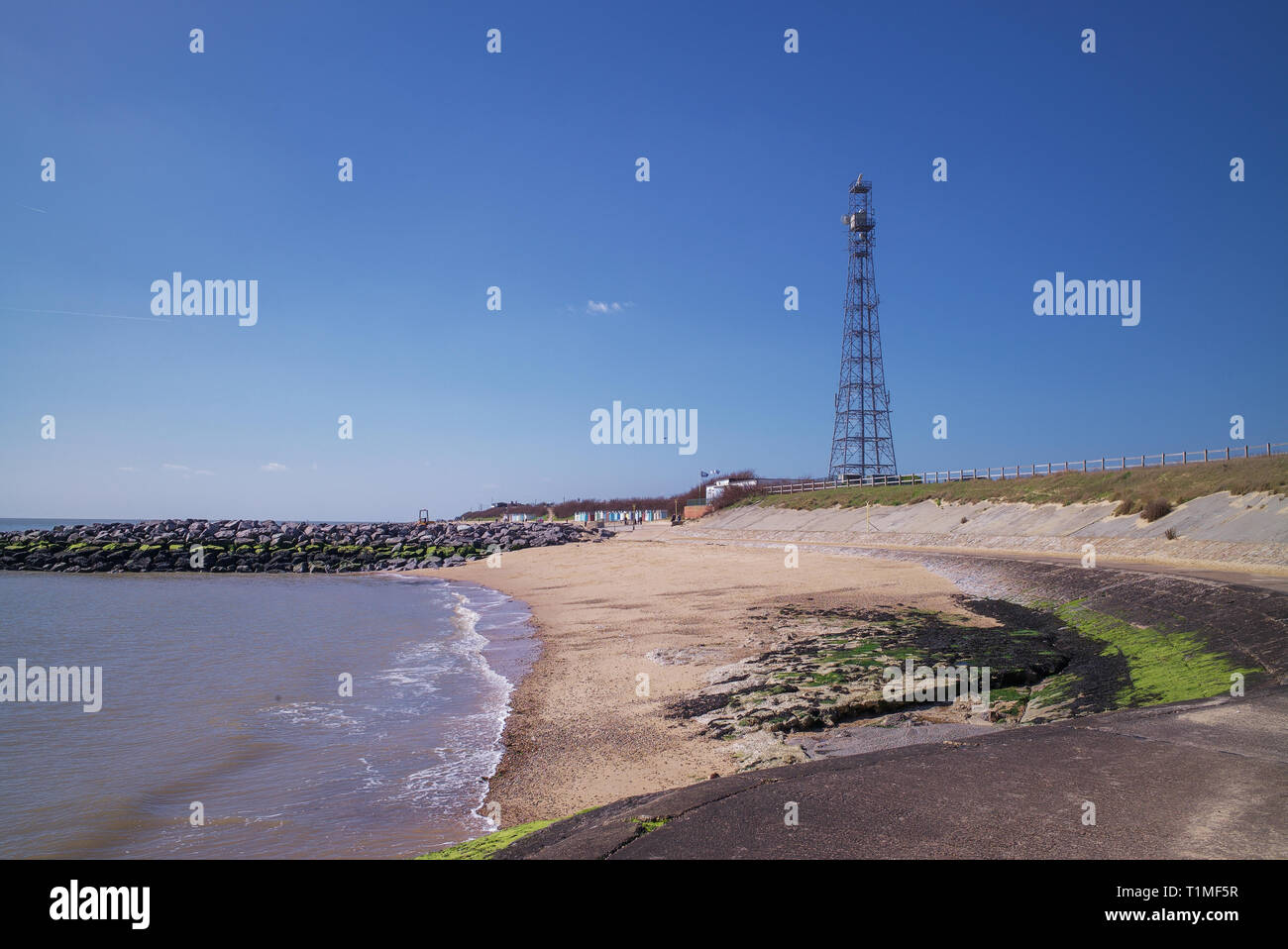 PLA Holland Haven Radar at Holland on Sea Essex Stock Photo Alamy