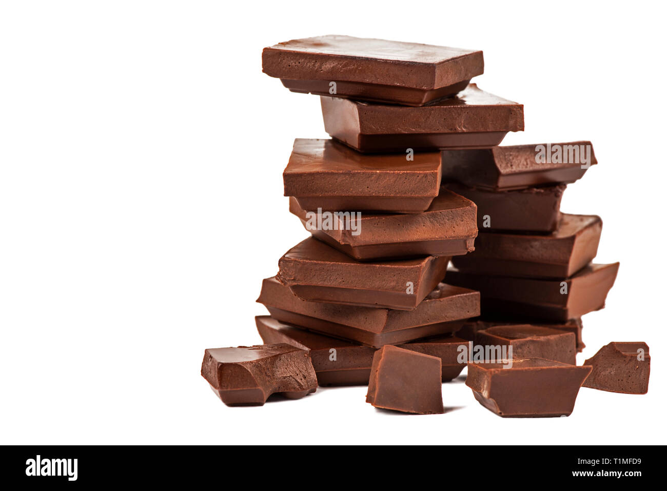 Chocolate Bars Close up Stock Photo Alamy