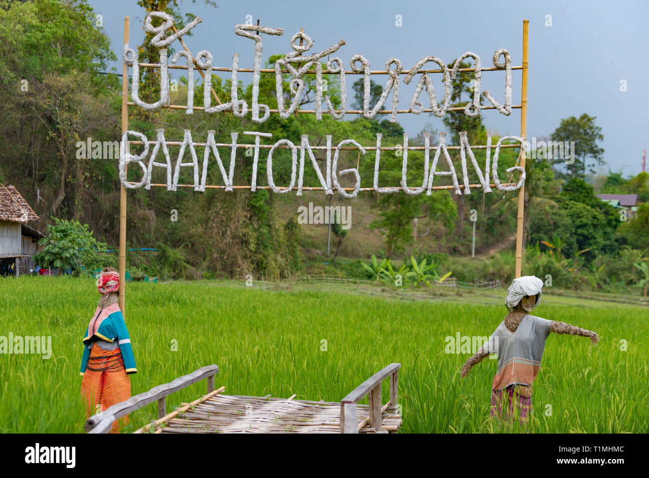 Baan Tong Luang Hill Tribe Village near Chiang Mai Thailand Stock Photo -  Alamy