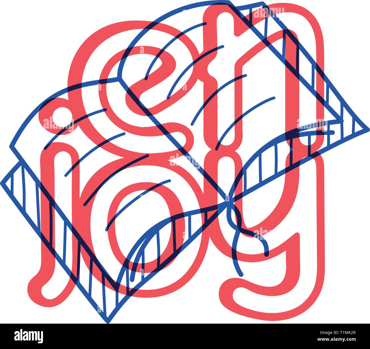 Hand draw open book icon in doodle style for your design with lettering