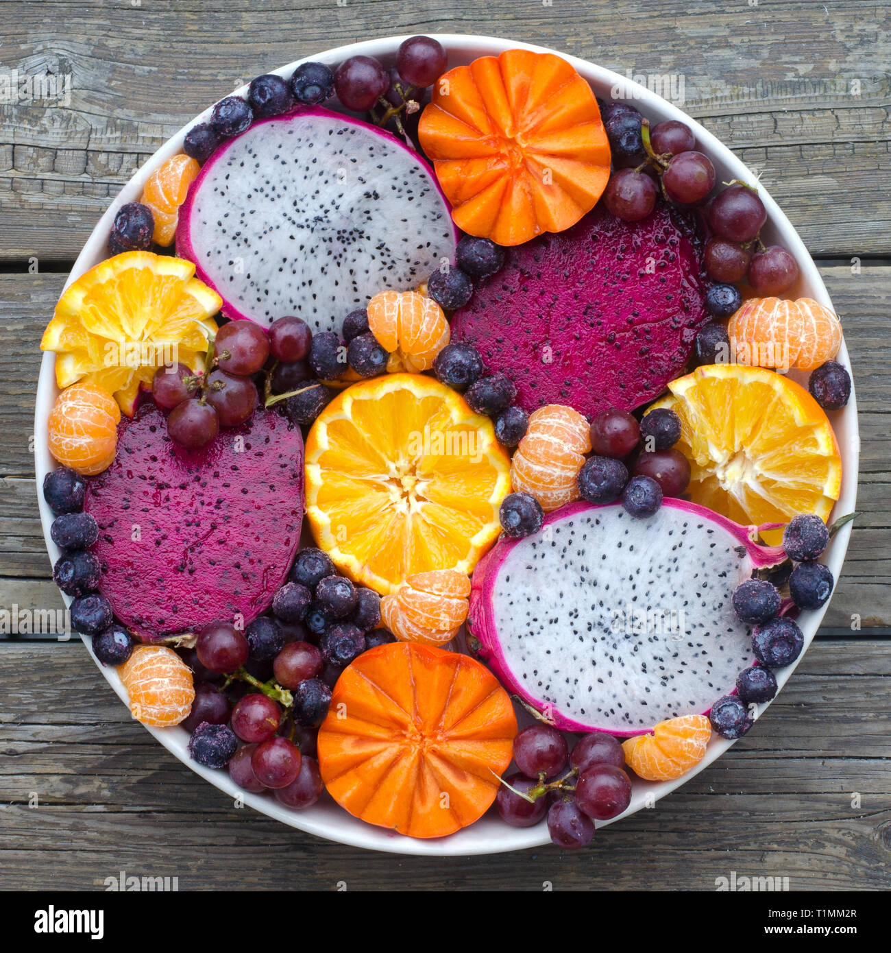 Fresh fruit bowl Stock Photo Alamy