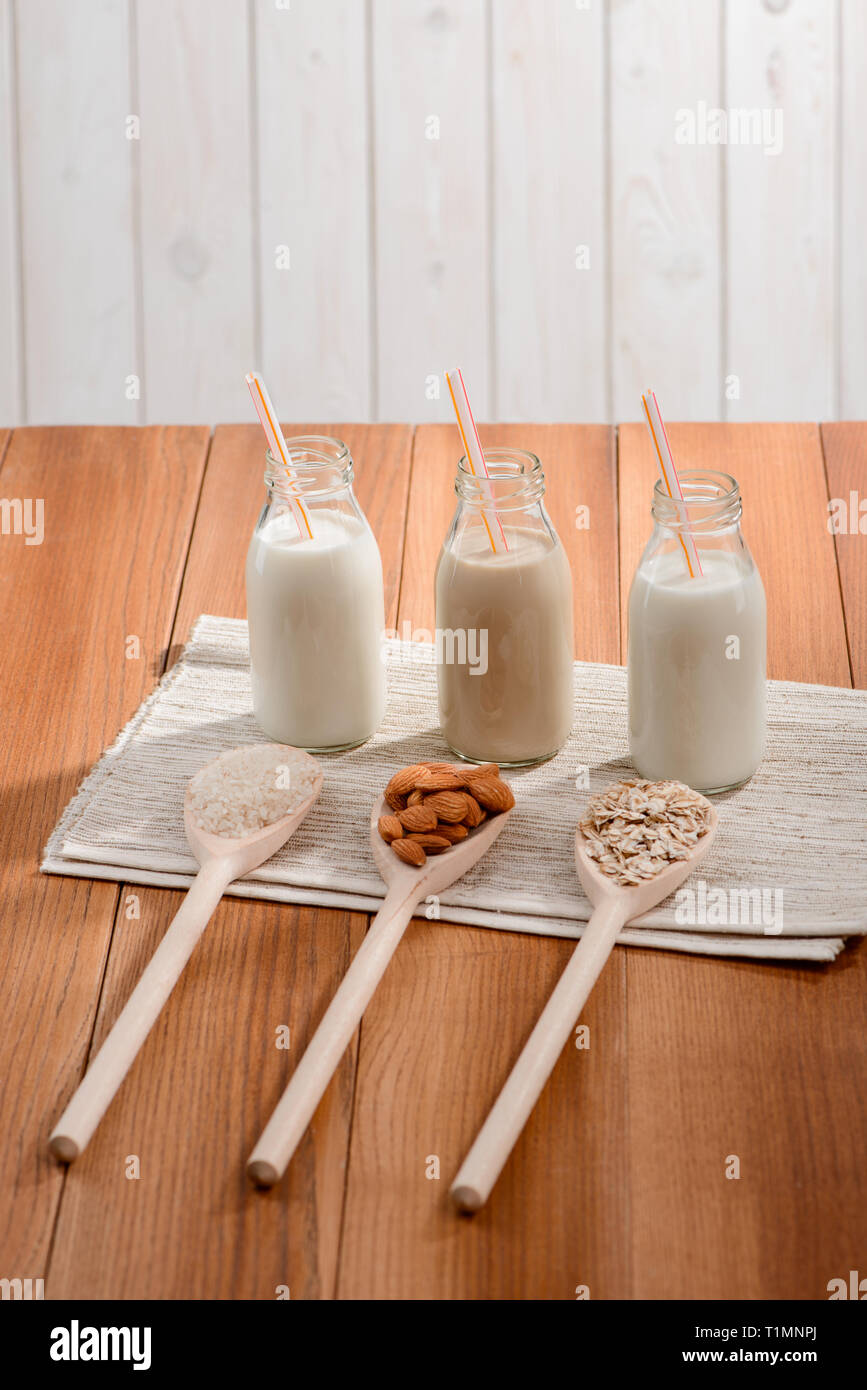 Bottles Of Lactose free Milk Stock Photo Alamy bottles-of-lactose-free-milk-stock-photo-alamy
