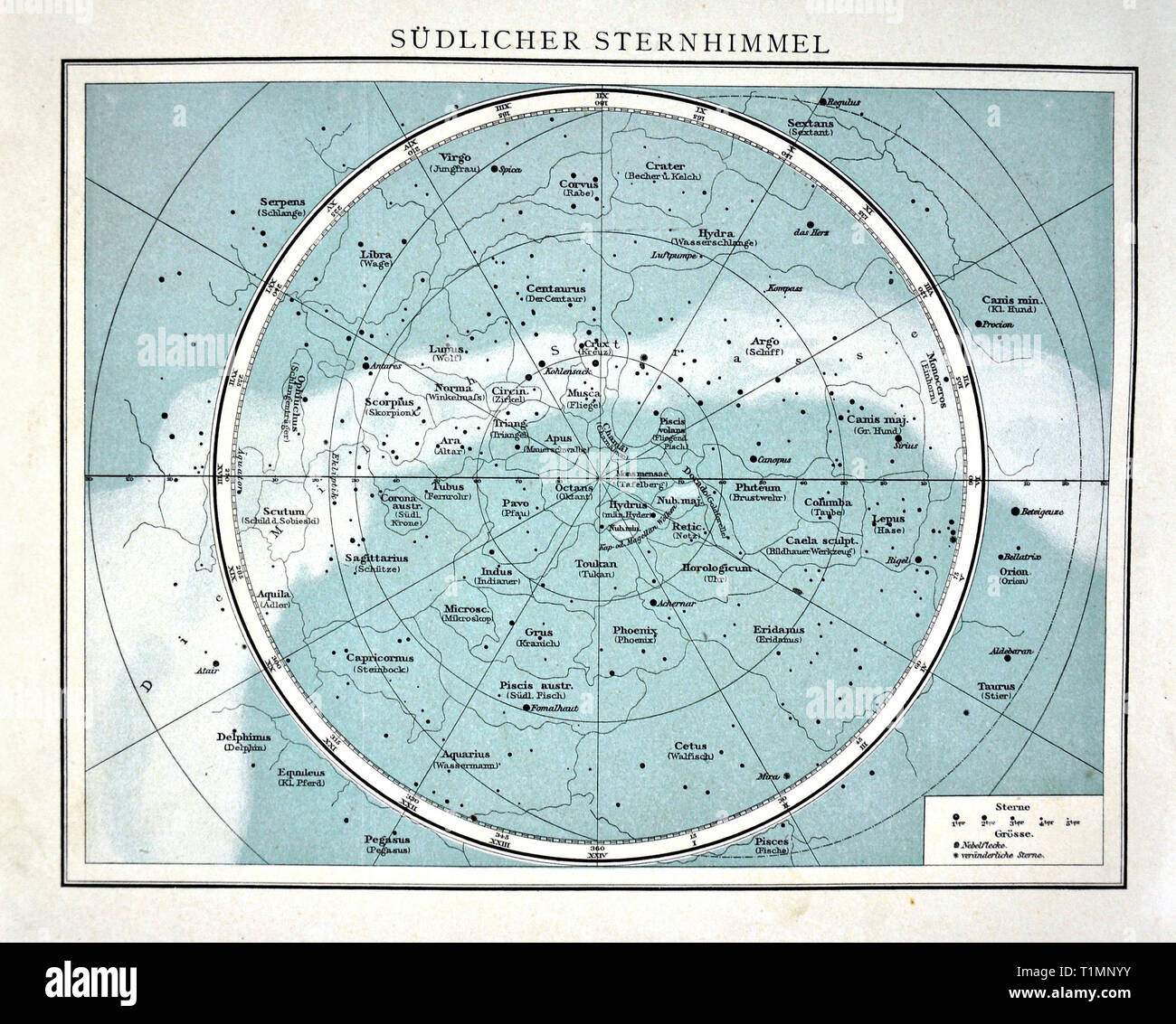 Andrees Antique Map Stock Photo - Alamy