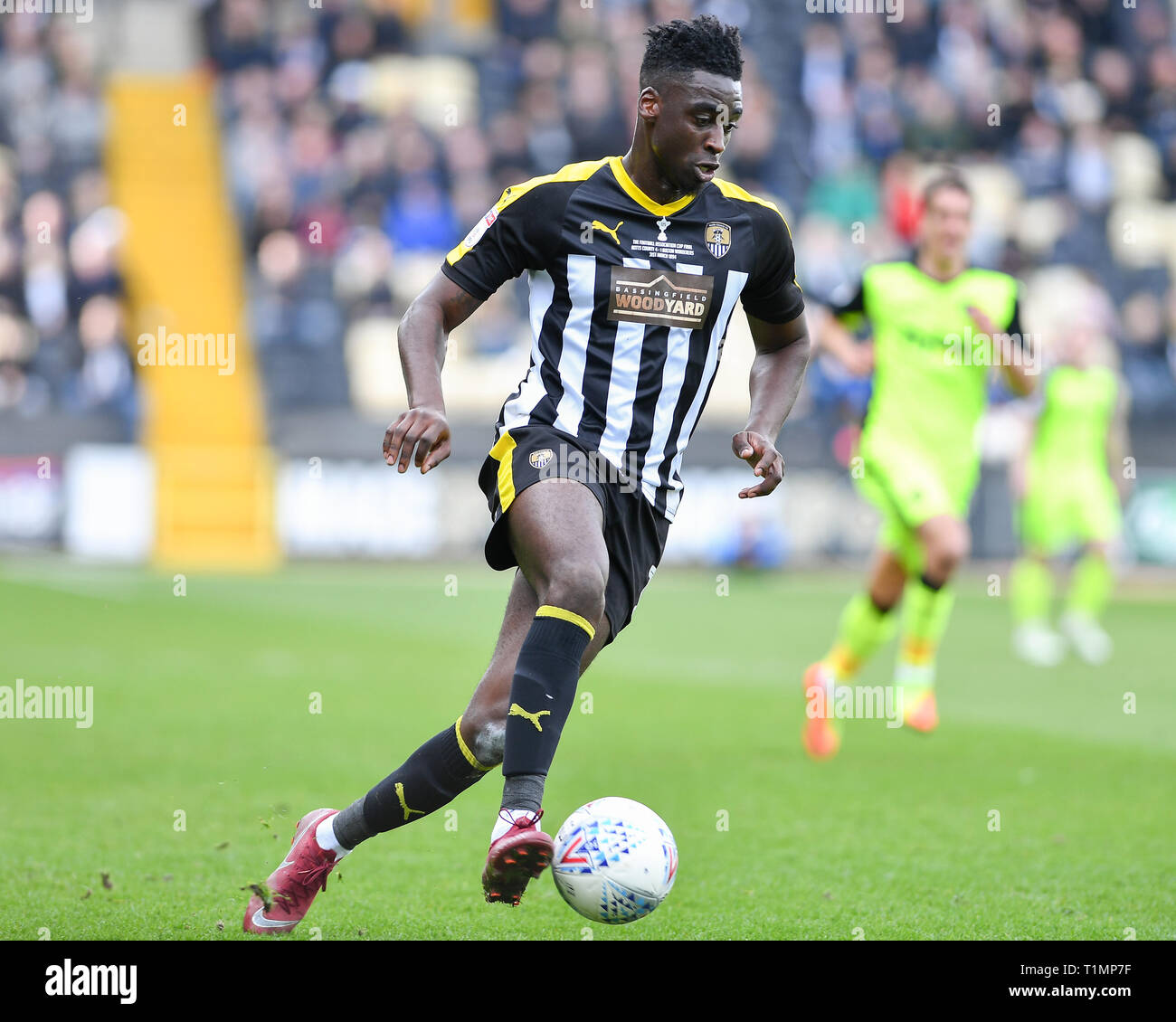 23rd March 2019 , Meadow Lane, Nottingham, England; Sky Bet League Two, Notts County vs Exeter City ; Enzio Boldewijn (11) of Notts County   Credit Jon Hobley/News Images Stock Photo