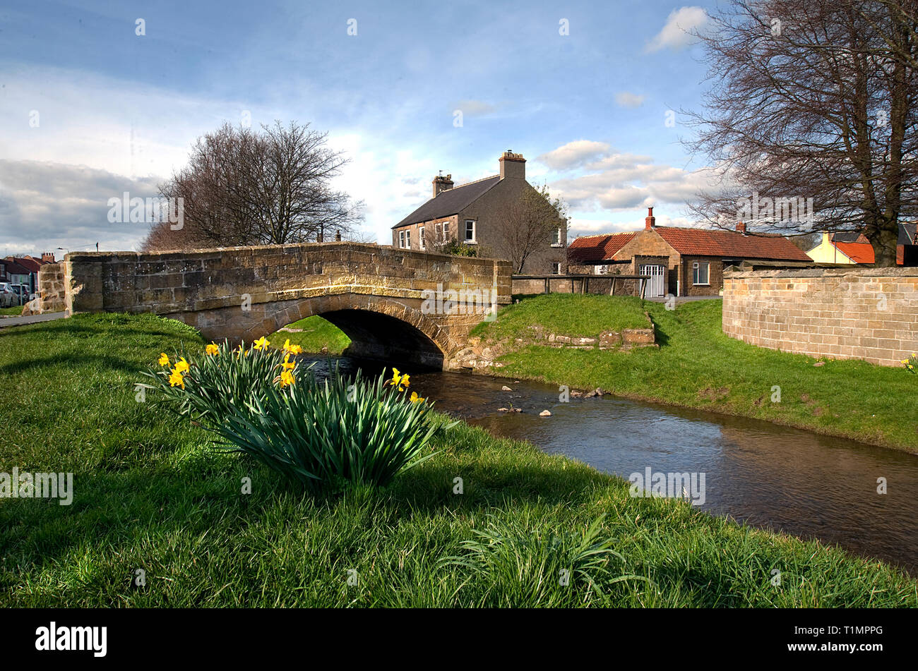 Swainby Village, North Yorkshire Stock Photo