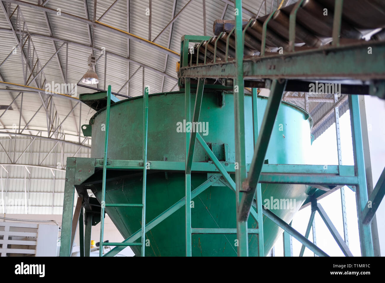 conveyor belt for loading fertilizer in plant factory Stock Photo Alamy