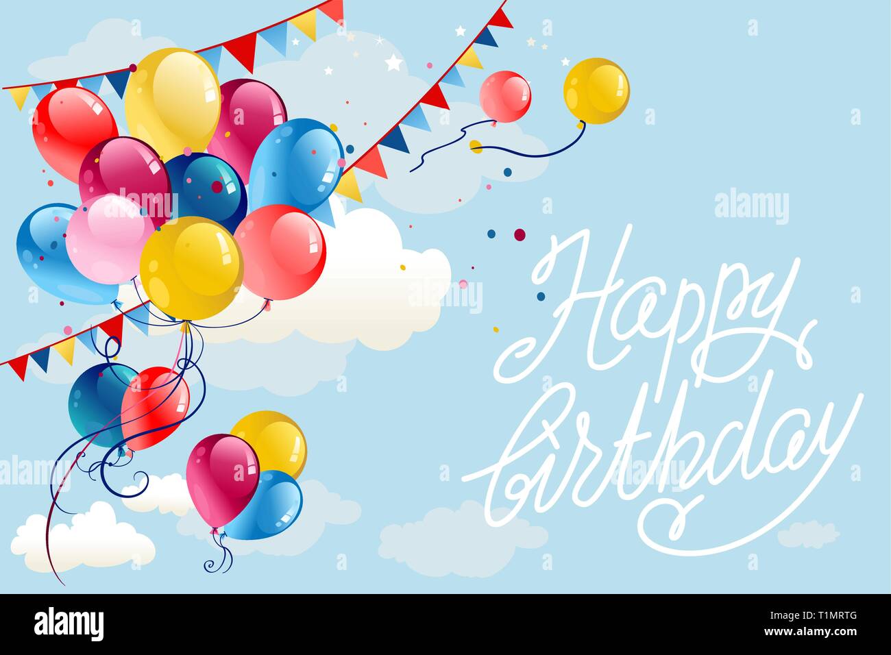 Happy birthday background hi-res stock photography and images - Alamy