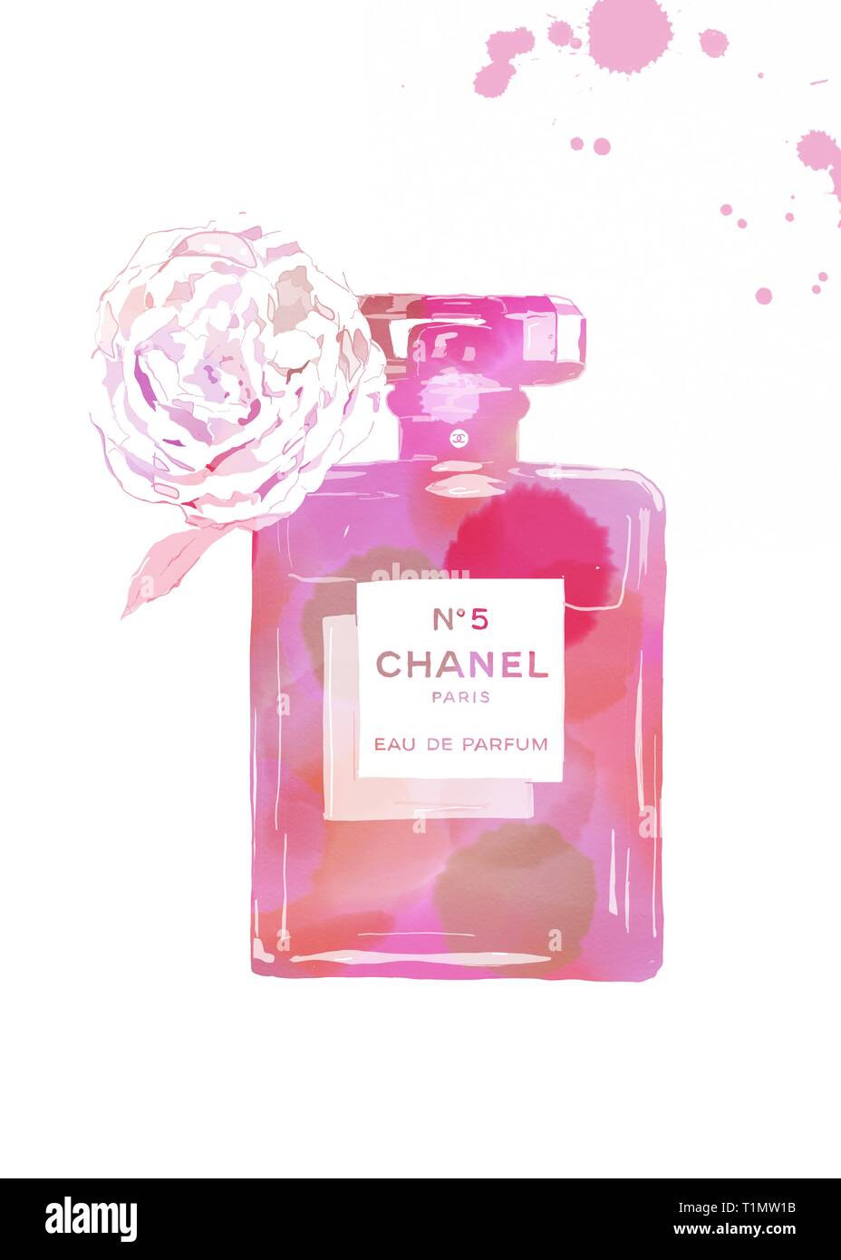 NTWRK - CHANEL WITH NEON PINK OVERSPRAY